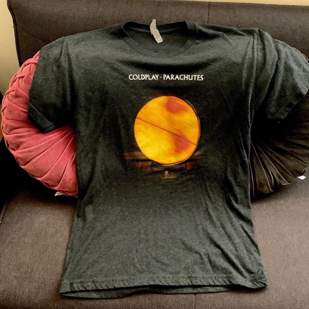 Coldplay Patachutes Concert Tour Tee